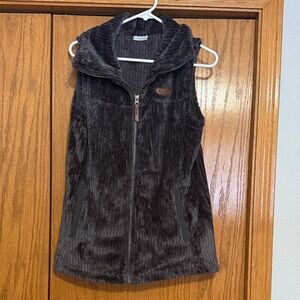 Cozy Charcoal Grey Fleece Vest